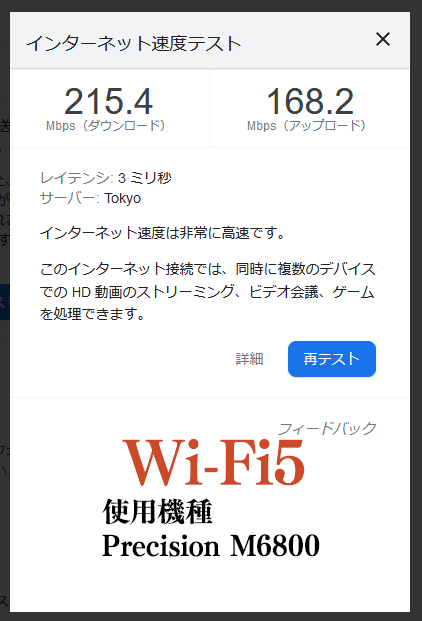 215.4Mbps@168.2Mbps